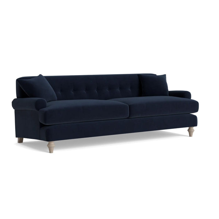 Visby Three Seater Sofa - Midnight Velvet