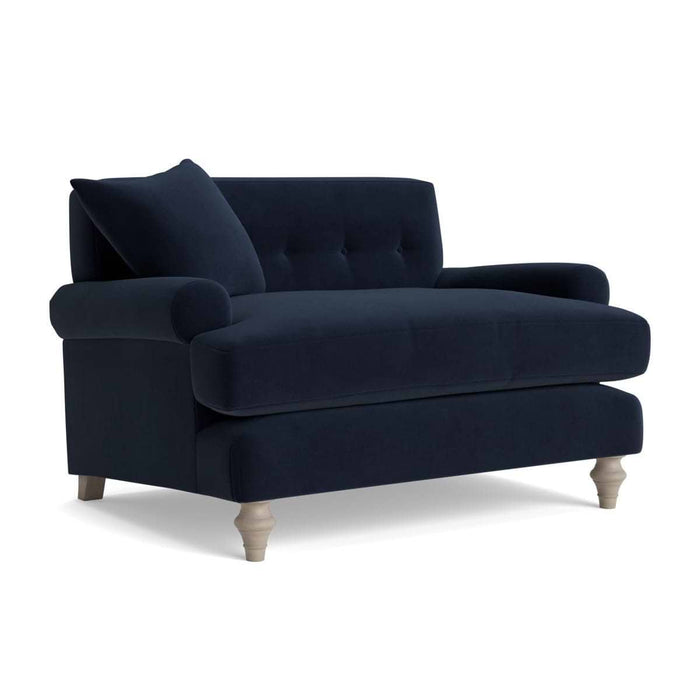 Visby Loveseat - Midnight Velvet