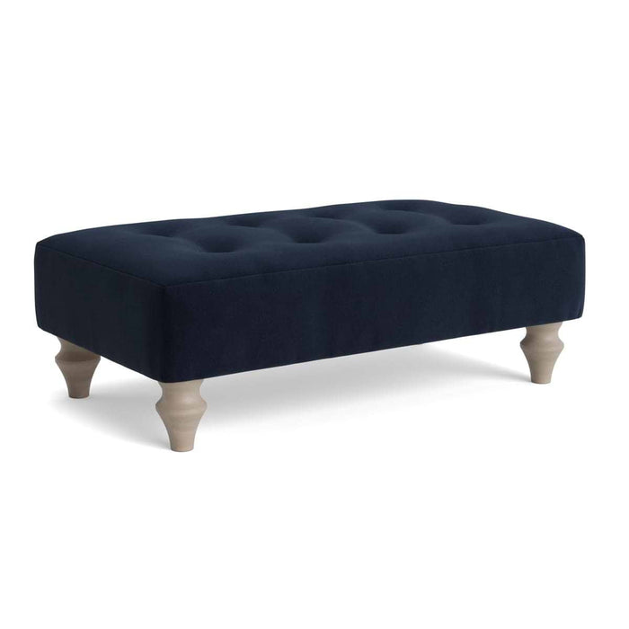 Visby Ottoman - Midnight Velvet