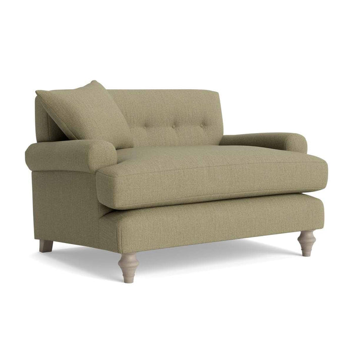 Visby Loveseat - Fern Herringbone