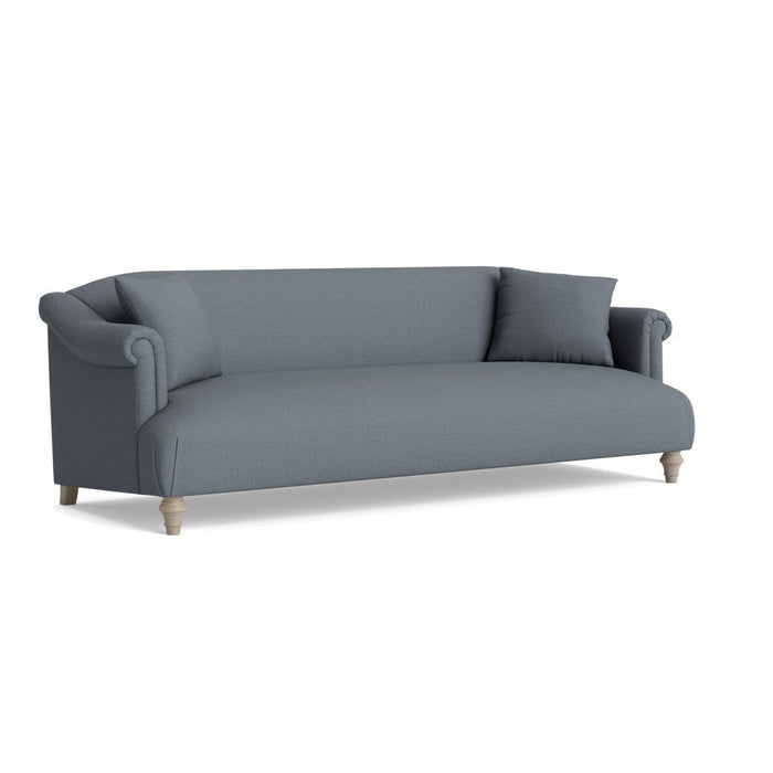 Artes Three Seater Sofa Pebble Cotton Linen