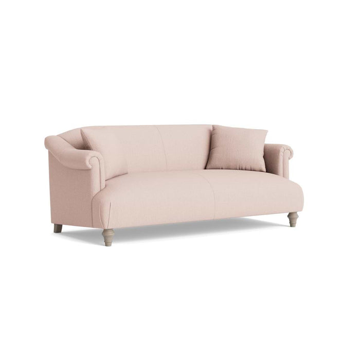 Artes Two Seater Sofa â€“ Soft Blush Herringbone