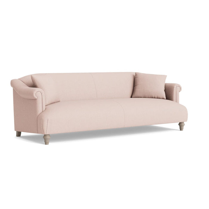 Artes Three Seater Sofa â€“ Soft Blush Herringbone