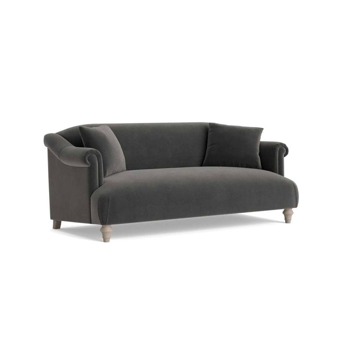 Artes Two Seater Sofa Charcoal Velvet