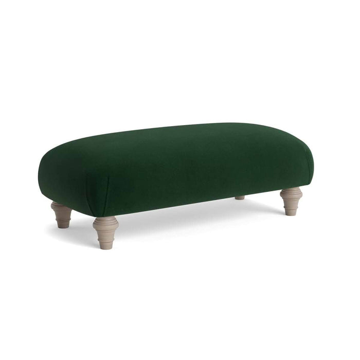 Artes Ottoman â€“ Forest Green Velvet