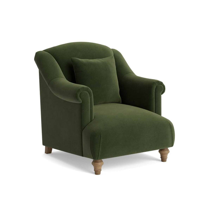 Artes Armchair â€“ Juniper Velvet