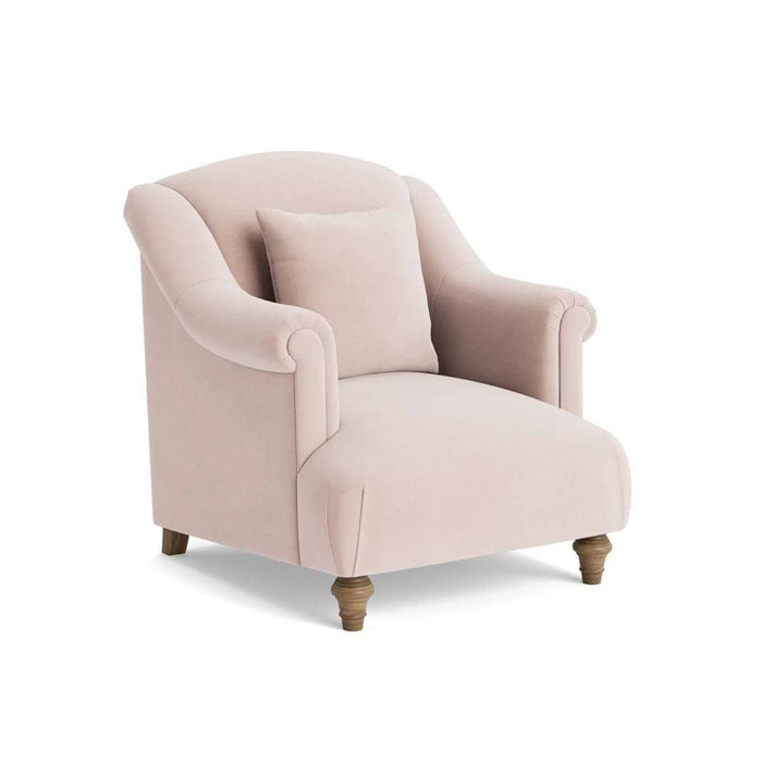 Artes Armchair â€“ Vintage Rose Velvet