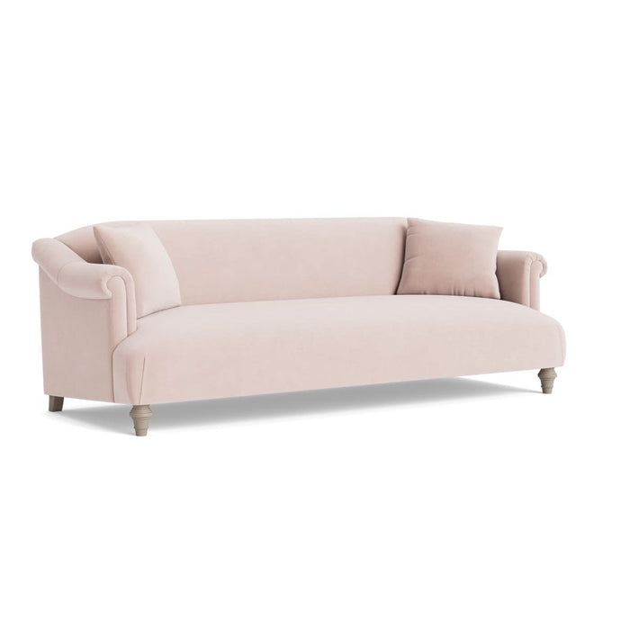 Artes Three Seater Sofa â€“ Vintage Rose Velvet