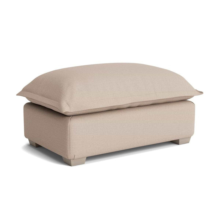 Umea Ottoman Taupe Cotton linen