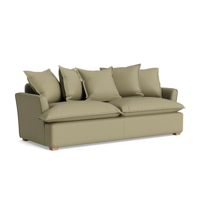 Umea Three Seater Sofa â€“ Vintage Olive Cotton Linen