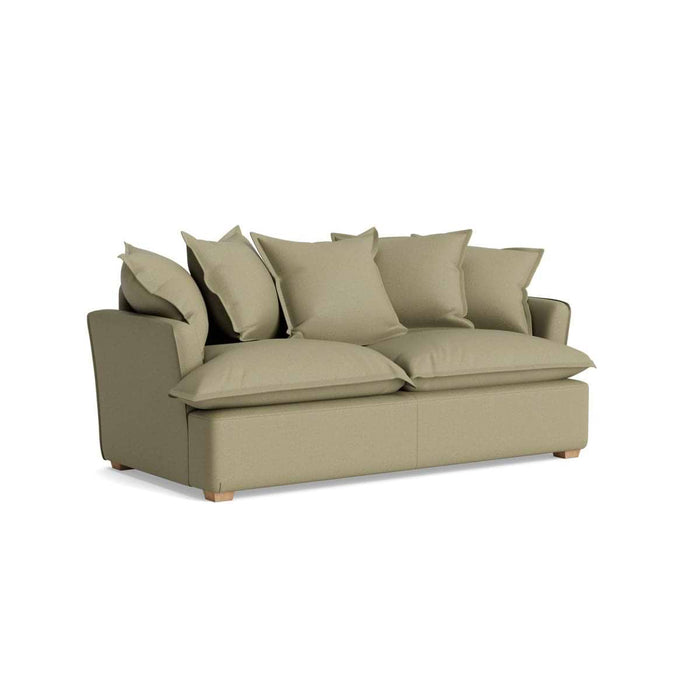 Umea Two Seater Sofa â€“ Vintage Olive Cotton Linen