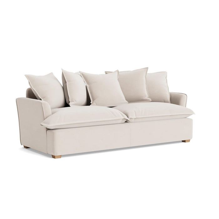 Umea Three Seater Sofa â€“ Chalk Velvet