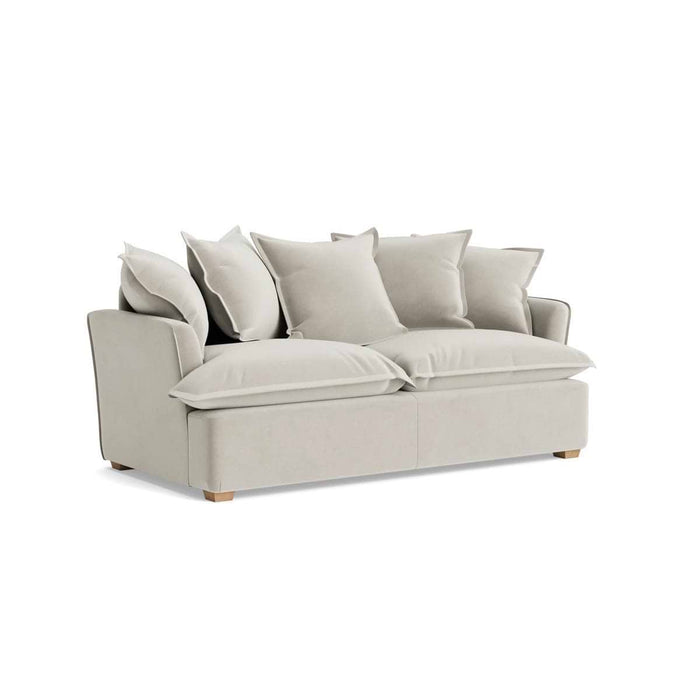 Umea Two Seater Sofa - Silver Velvet