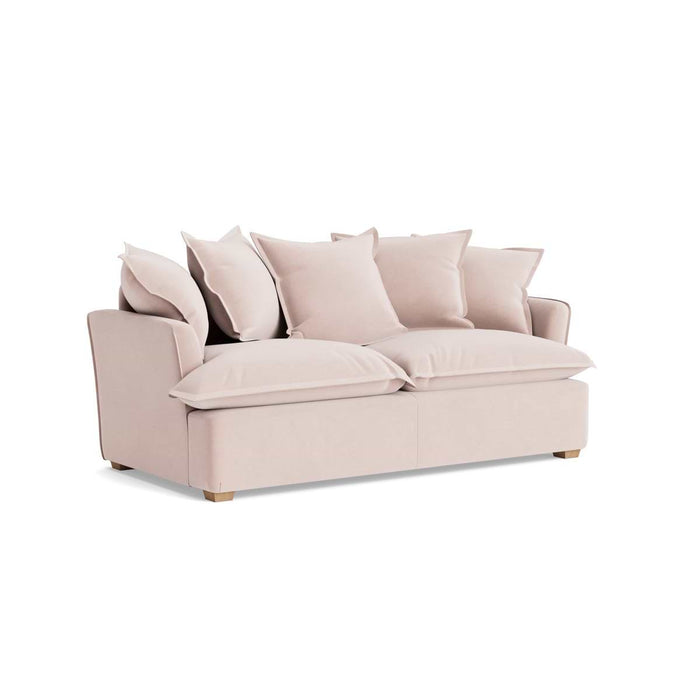 Umea Two Seater Sofa Vintage Rose Velvet