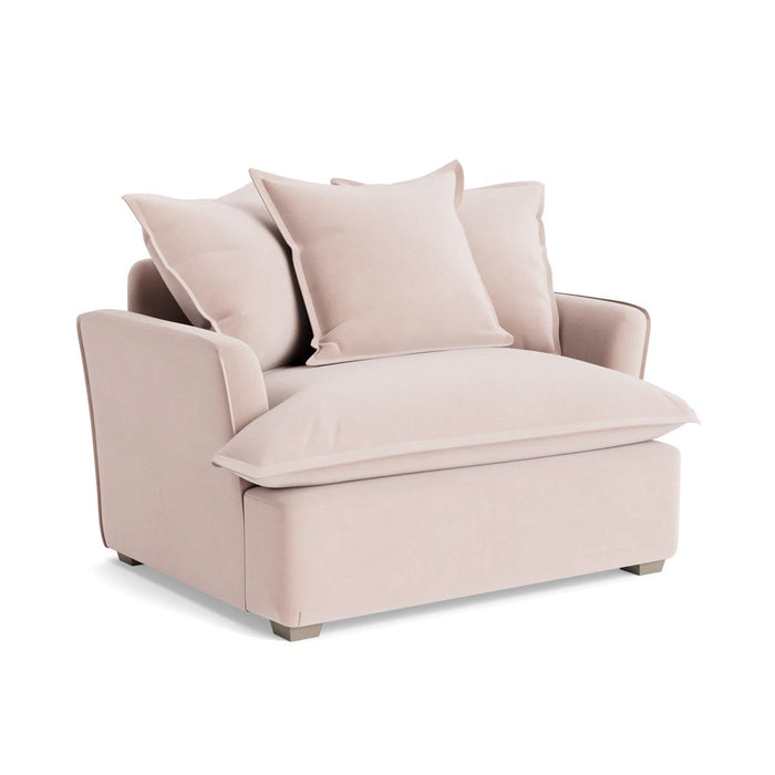 Umea Love Seat Ã¢â‚¬â€œ Vintage Rose Velvet