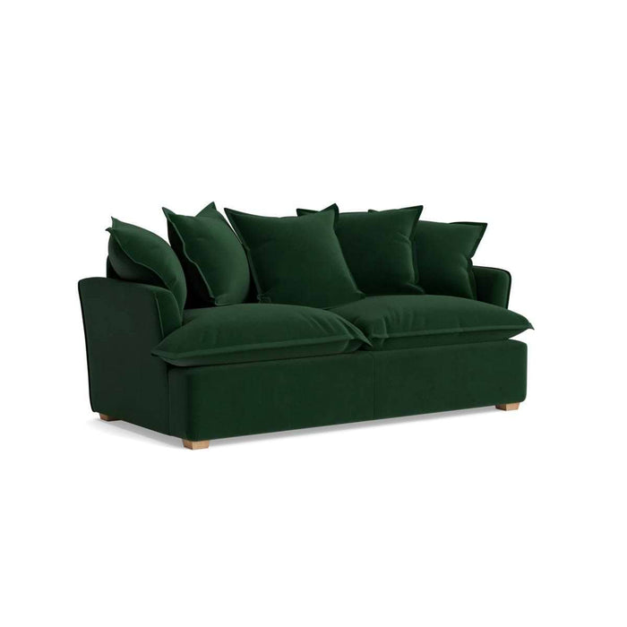 Umea Two Seater Sofa â€“ Forest Green Velvet