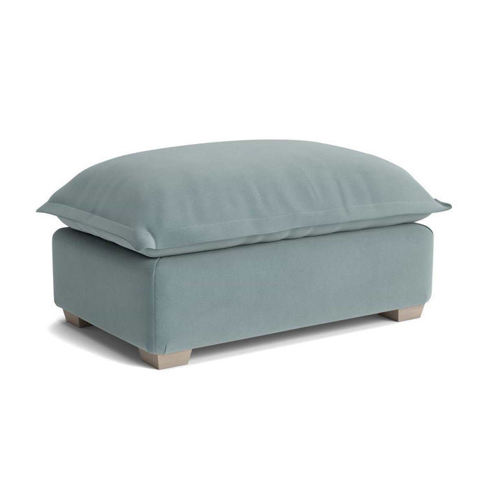Umea Ottoman Mineral Velvet