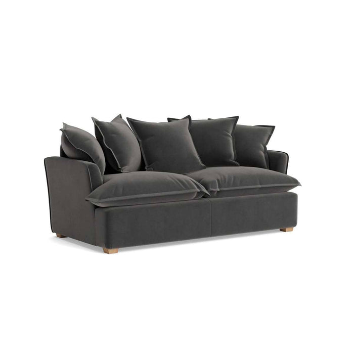 Umea Two Seater Sofa Charcoal Velvet
