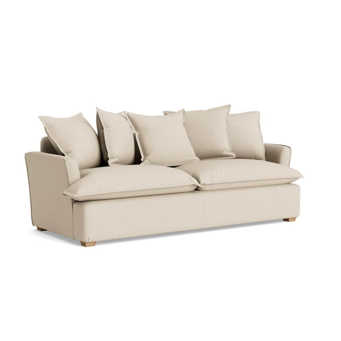 Umea Three Seater Sofa â€“ Sand Herringbone