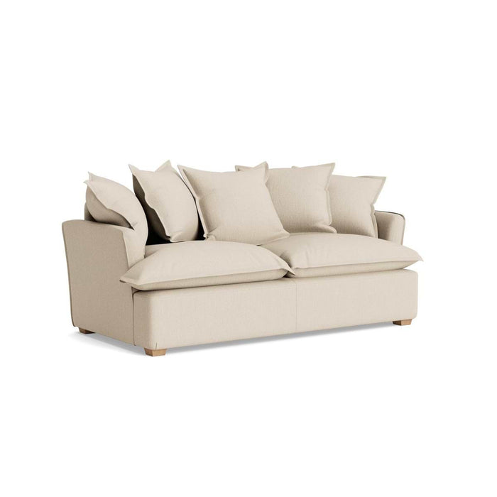 Umea Two Seater Sofa â€“ Sand Herringbone