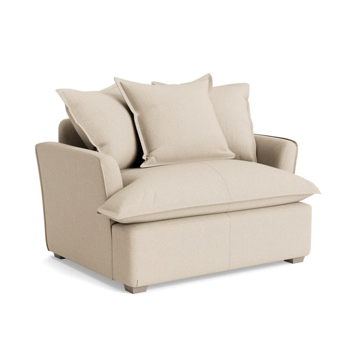 Umea Love Seat Ã¢â‚¬â€œ Sand Herringbone