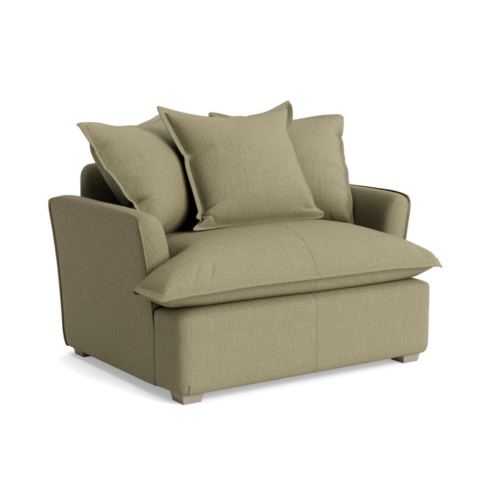 Umea Love Seat - Fern Herringbone