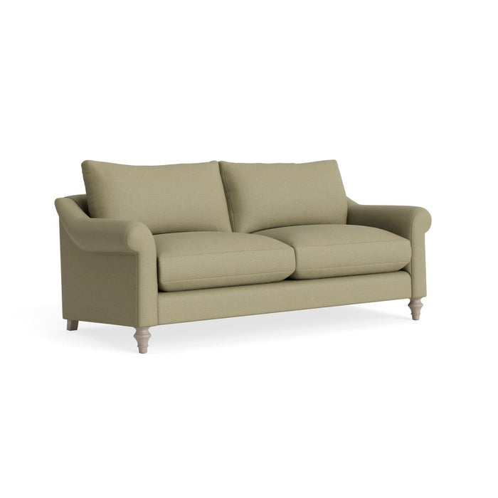 Kalmar Two Seater Sofa Ã¢â‚¬â€œ Vintage Olive Cotton Linen