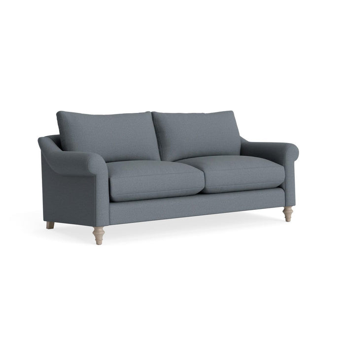 Kalmar Two Seater Sofa Ã¢â‚¬â€œ Pebble Blue Cotton Linen