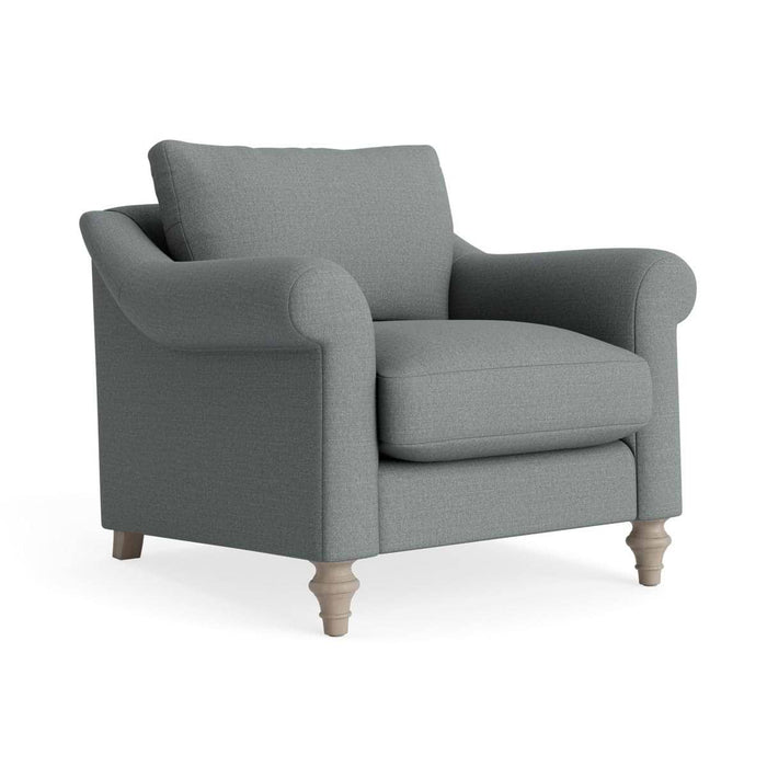 Kalmar Armchair Ã¢â‚¬â€œ Pewter Cotton Linen