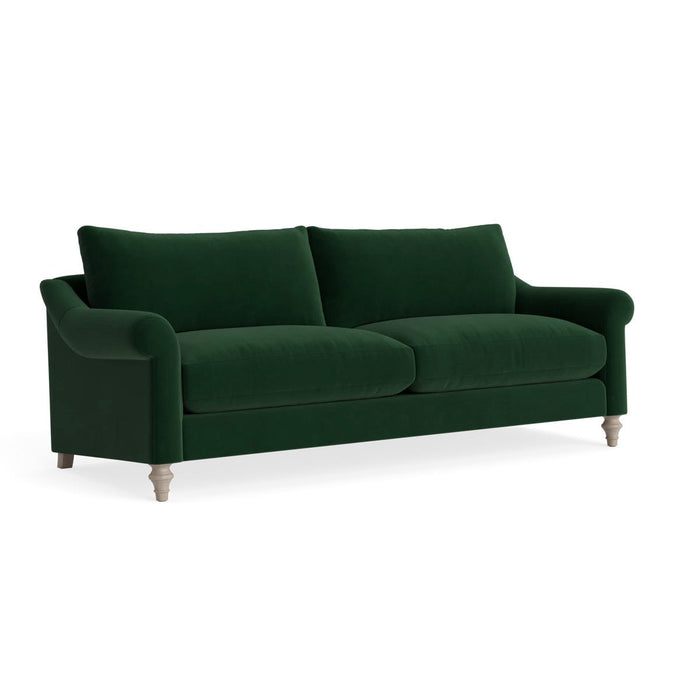Kalmar Three Seater Sofa ƒ¢¢‚¬¢€œ Forest Green Velvet
