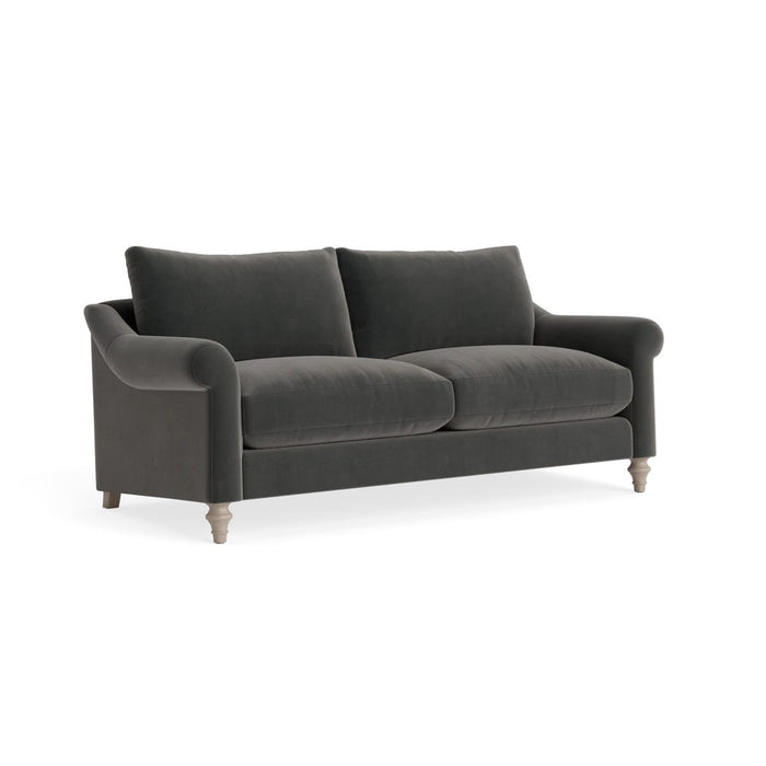 Kalmar Two Seater Sofa Ã¢â‚¬â€œ Charcoal Velvet