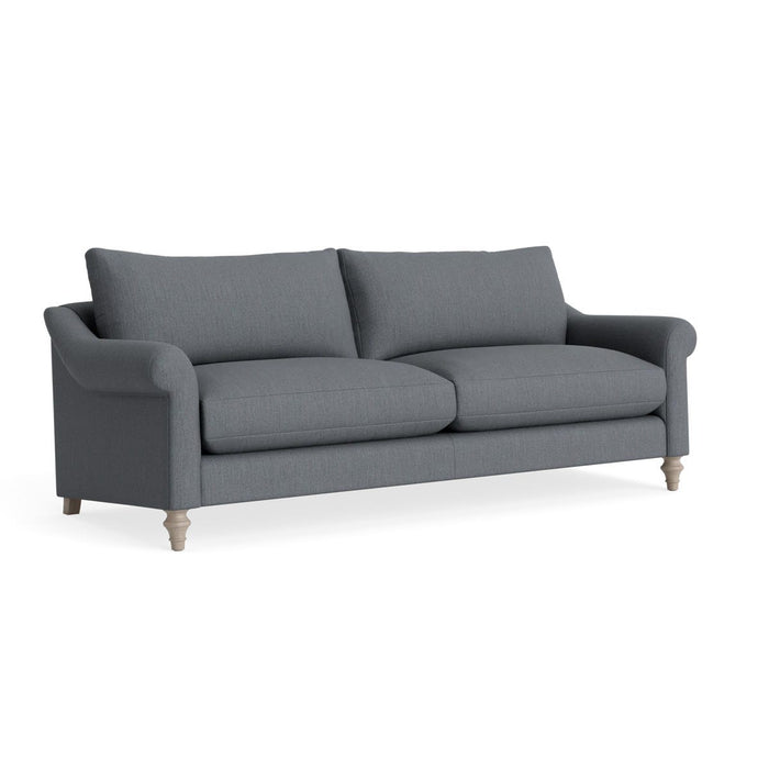 Kalmar Three Seater Sofa Ã¢â‚¬â€œ Slate Blue Herringbone