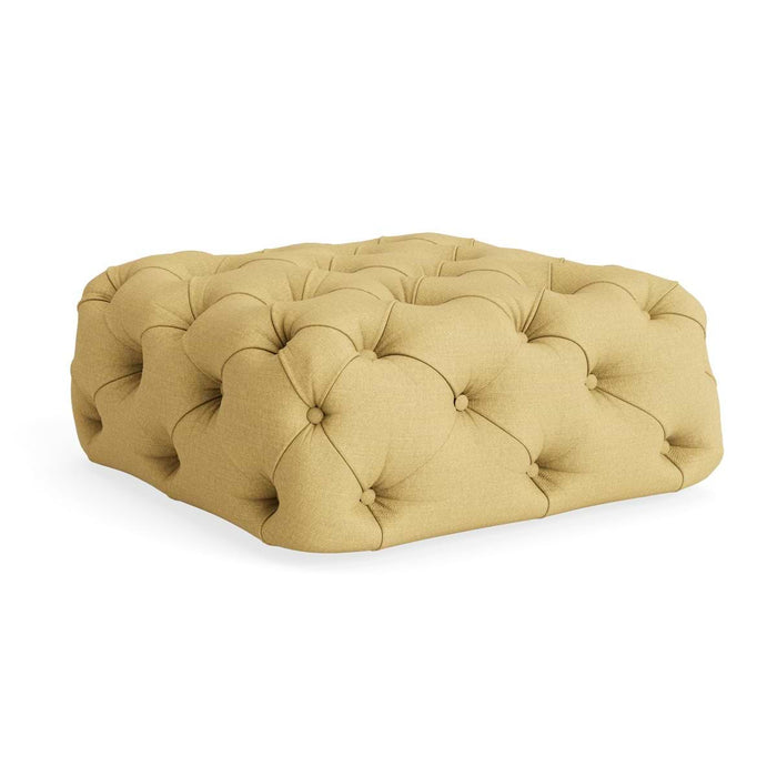 Sarnia Ottoman Ochre Cotton Linen