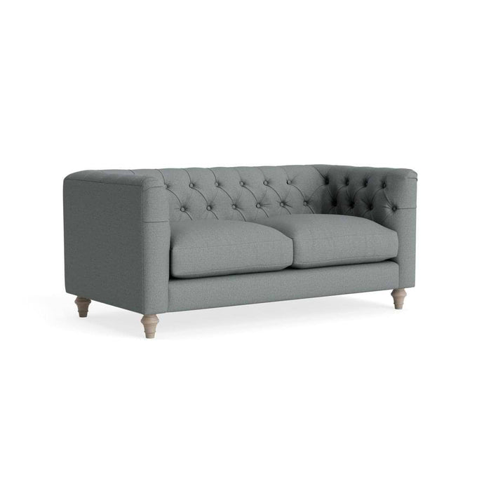 Sarnia Two Seater Sofa â€“ Pewter Cotton Linen