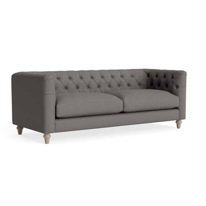 Sarnia Three Seater Sofa â€“ Steel Cotton Linen