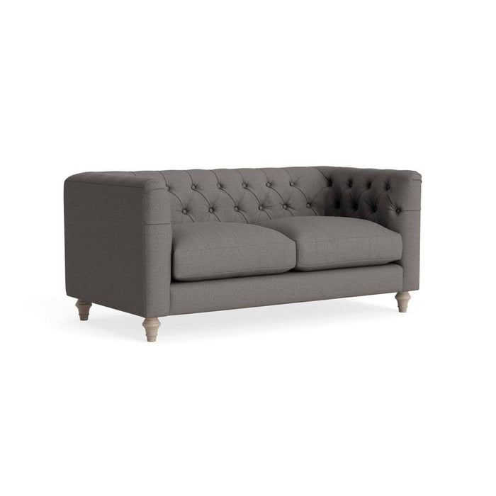 Sarnia Two Seater Sofa â€“ Steel Cotton Linen