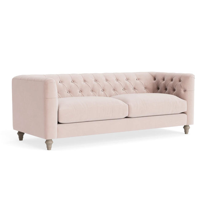 Sarnia Three Seater Sofa â€“ Vintage Rose Velvet