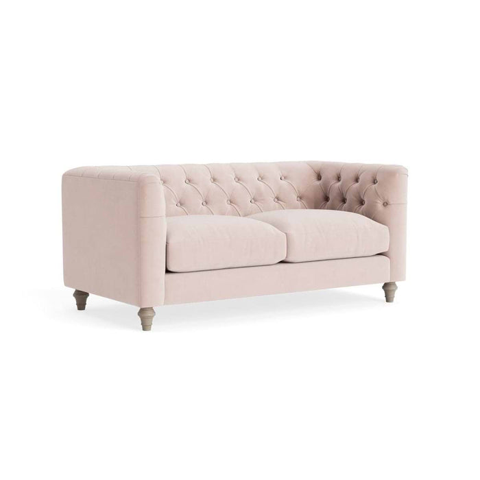 Sarnia Two Seater Sofa â€“ Vintage Rose Velvet