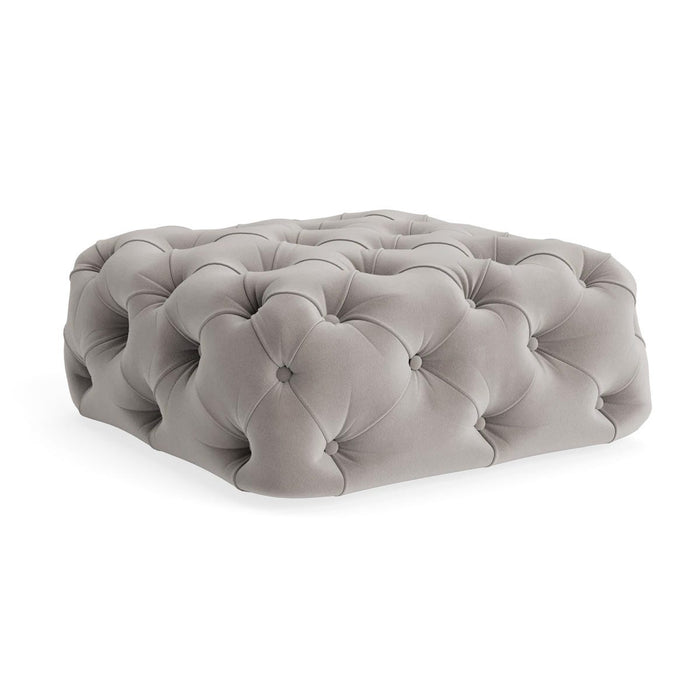 Sarnia Ottoman â€“ Dove Velvet