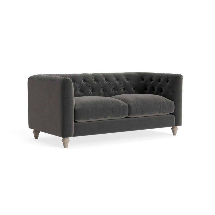 Sarnia Two Seater Sofa Charcoal Velvet