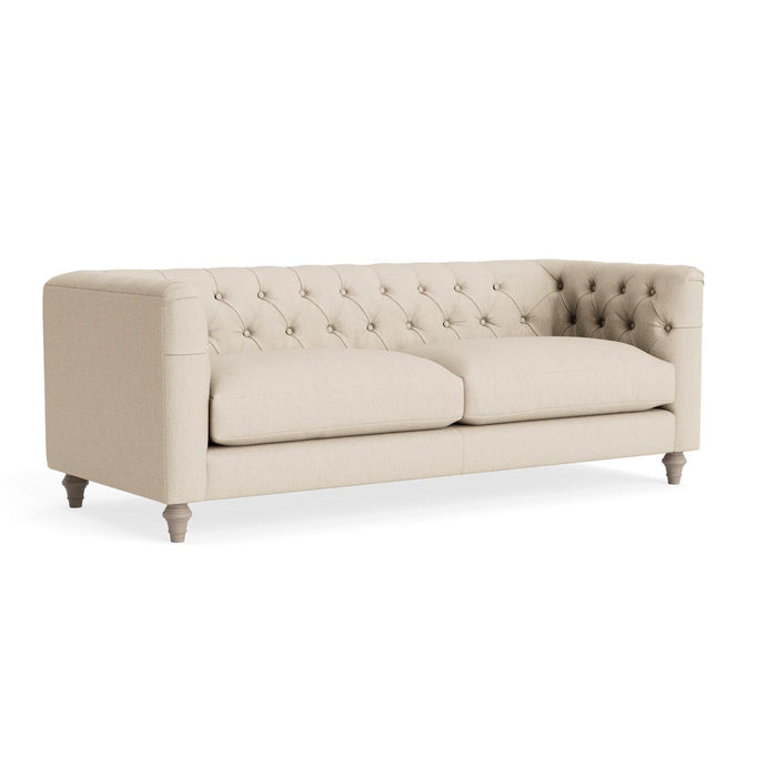 Sarnia Three Seater Sofa â€“ Sand Herringbone