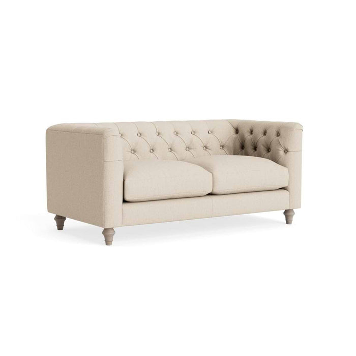 Sarnia Two Seater Sofa â€“ Sand Herringbone