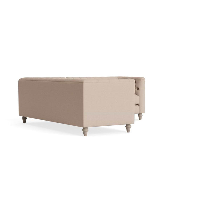 Sarnia Corner Sofa â€“ Taupe Cotton linen