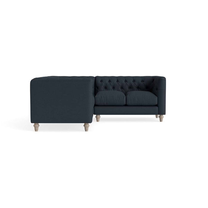 Sarnia Corner Sofa â€“ Nordic Blue Cotton Linen