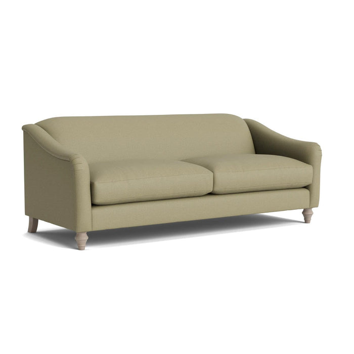 Assan Three Seater Sofa Ã¢â‚¬â€œ Vintage Olive Cotton Linen