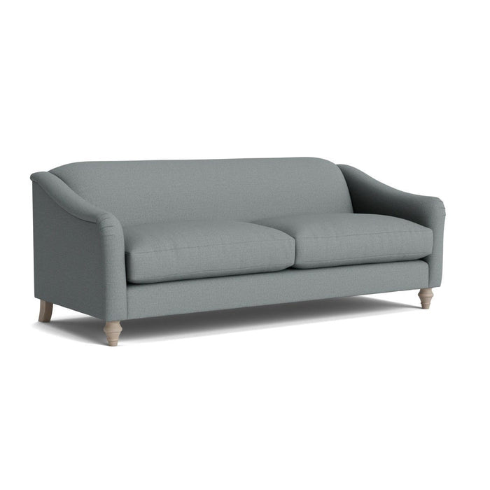 Assan Three Seater Sofa Ã¢â‚¬â€œ Pewter Cotton Linen