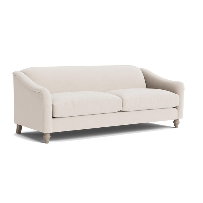 Assan Three Seater Sofa Ã¢â‚¬â€œ Chalk Velvet