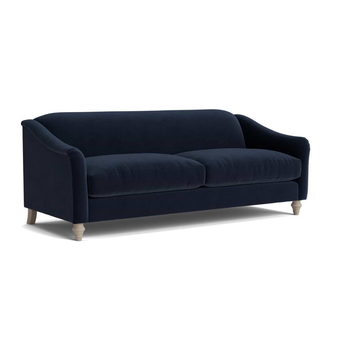 Assan Three Seater Sofa Midnight Velvet