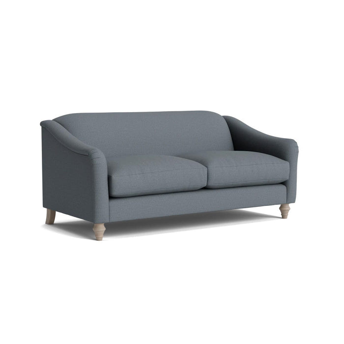 Assan Two Seater Sofa Ã¢â‚¬â€œ Pebble Blue Cotton Linen