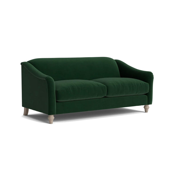 Assan Two Seater Sofa Ã¢â‚¬â€œ Forest Green Velvet